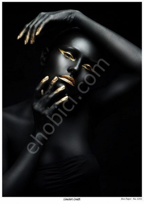 Lineart Craft Pirinç Dekopaj Kağıdı Model - 1252