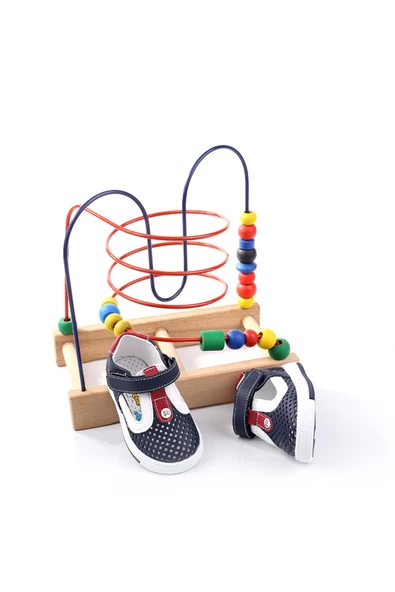 Şirin Bebe 3132 Ortopedik Erkek Bebek İlk Adım Ayakkabı Sandalet - 4