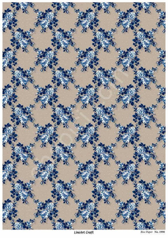 Lineart Pirinç Dekopaj Kağıdı Model - 1990 ürün görseli