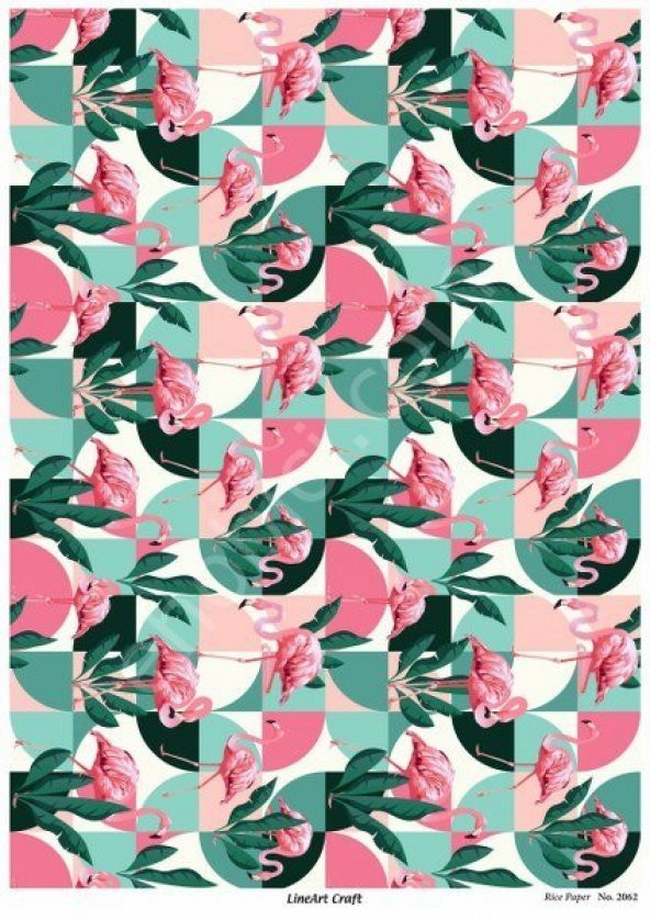 Lineart Pirinç Dekopaj Kağıdı Model - 2062 ürün görseli