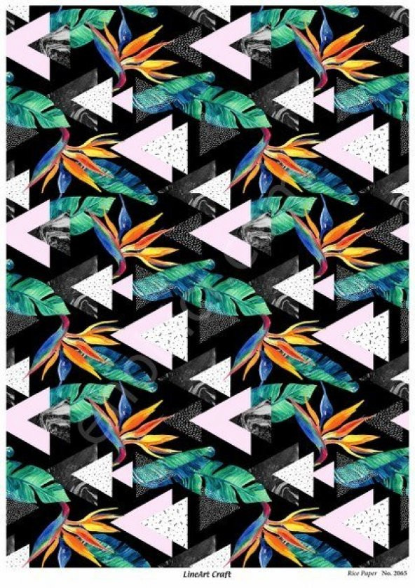 Lineart Pirinç Dekopaj Kağıdı Model - 2065 ürün görseli