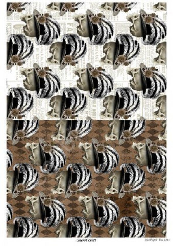 Lineart Pirinç Dekopaj Kağıdı Model - 2314 ürün görseli