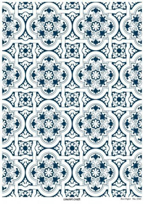 Lineart Pirinç Dekopaj Kağıdı Model - 2345