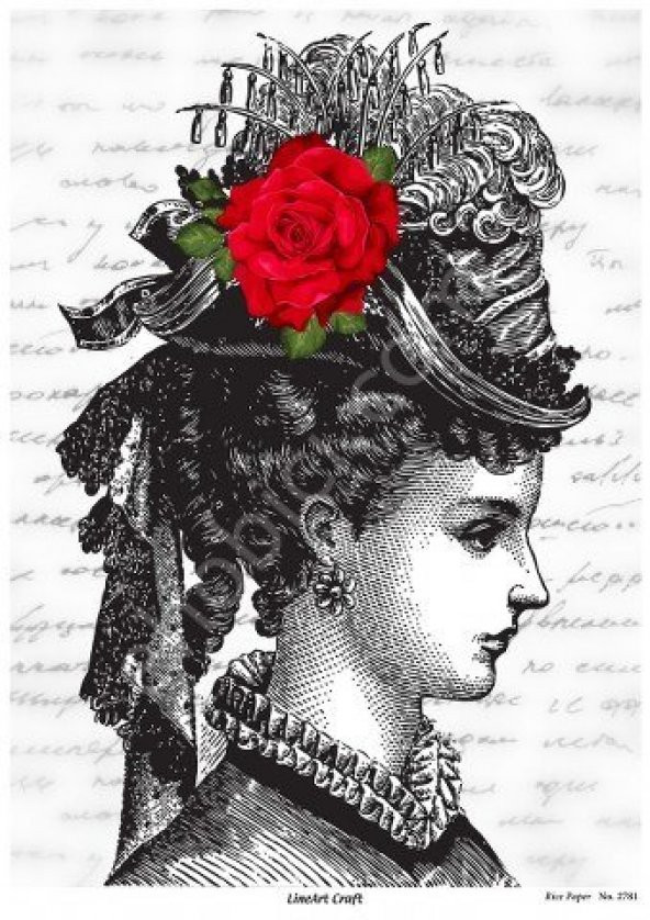 Lineart Pirinç Dekopaj Kağıdı Model - 2781 ürün görseli