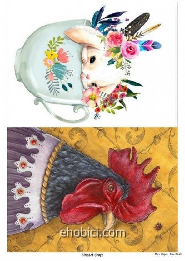 Lineart Pirinç Dekopaj Kağıdı Model - 2949 ürün görseli