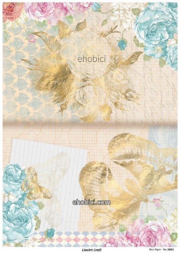 Lineart Pirinç Dekopaj Kağıdı - 3683 ürün görseli