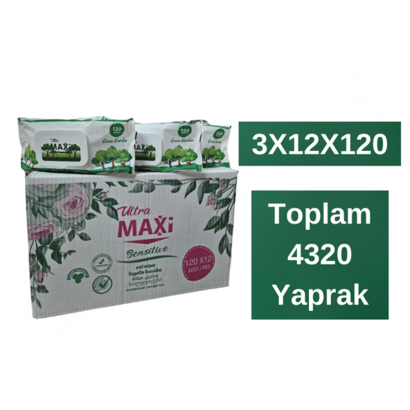 Islak Havlu 120li 3X12 36 Paket 3 AL 2 Öde