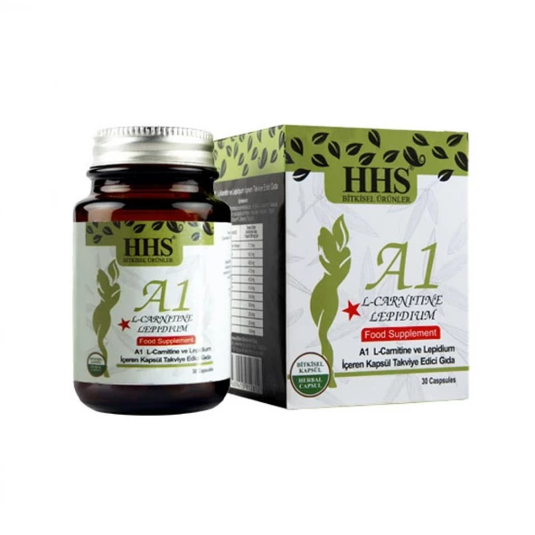 HHS A+1 L-Carnitine Lepidium Bitkisel 30 Kapsül A1 L-Karnitin