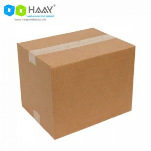 HAAY AMBALAJ 30x23x23cm Tek Oluklu Koli - Kraft ( 10 ADET)