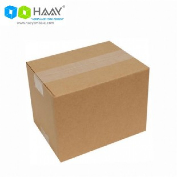 HAAY AMBALAJ 23x23x23cm Tek Oluklu Koli - Kraft ( 10 ADET)