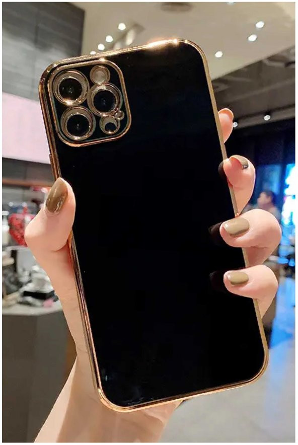 Iphone 14 Pro Max Uyumlu Özel Tasarım Kamera Korumalı Yumuşak Silikon Luxury Kapak Kılıf