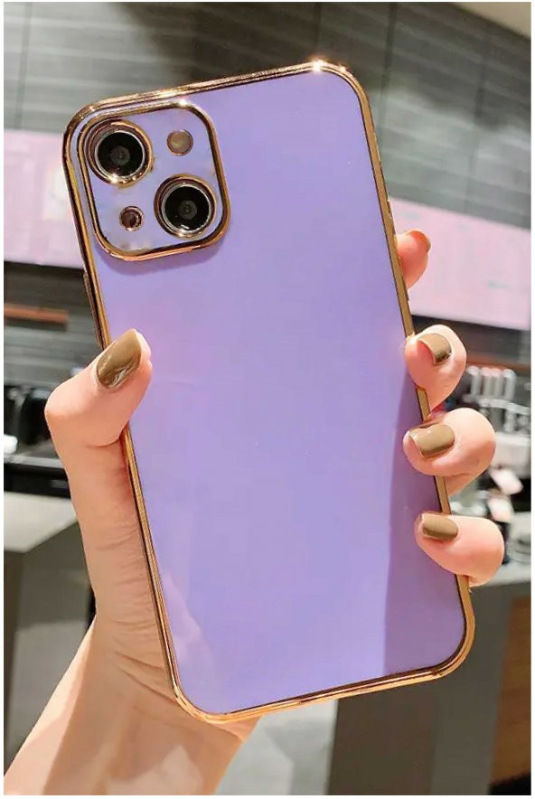 Iphone 14 Uyumlu Özel Tasarım Kamera Korumalı Yumuşak Silikon Luxury Kapak Kılıf