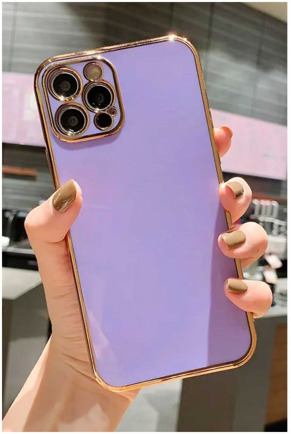 Iphone 14 Pro Uyumlu Özel Tasarım Kamera Korumalı Yumuşak Silikon Luxury Kapak Kılıf