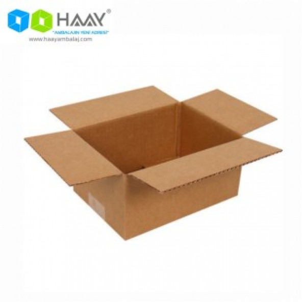 HAAY AMBALAJ 23x13x12cm Tek Oluklu Koli - Kraft ( 50 ADET)