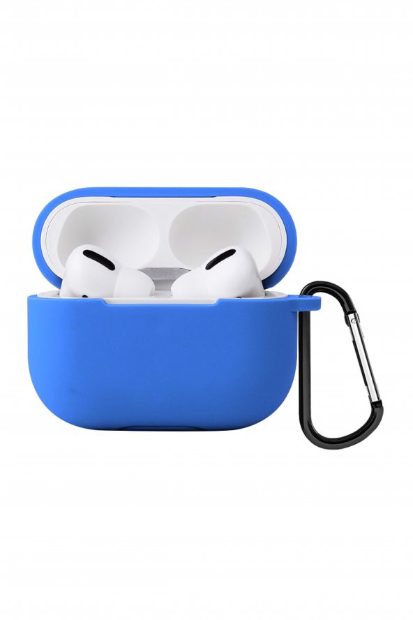 Airpods Pro Uyumlu Pastel Renkli Koruma Kopçalı Silikon Airpods Lansman Koruyucu Kılıf