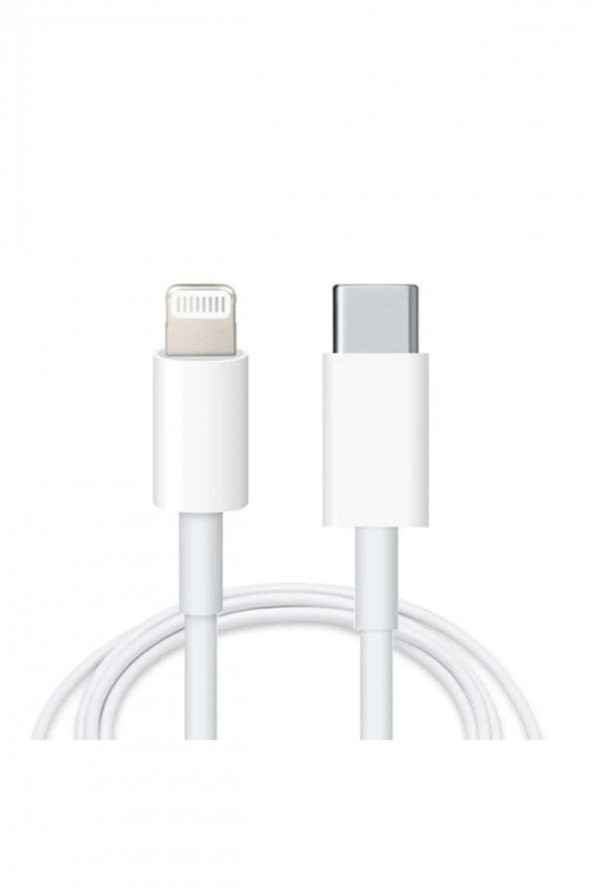Yüksek Eğilme Dirençli Iphone 7,8,X,11,12,13,14 Seri Uyumlu 1 m Hızlı USB-C - Lightning Şarj Kablosu