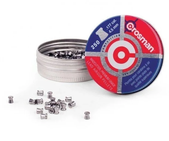 Crosman 4.5mm Wadcutter Havalı Saçma 250 Adet
