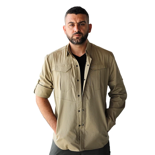 Archer 3134 Tactical Ripstop Bej Gömlek - 10