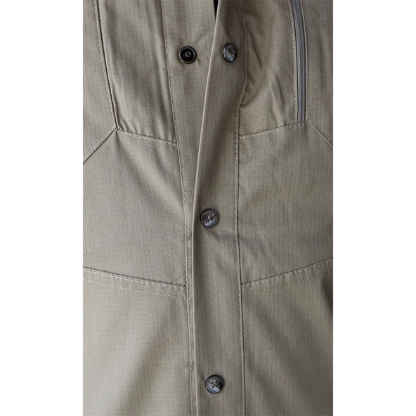 Archer 3134 Tactical Ripstop Bej Gömlek - 14