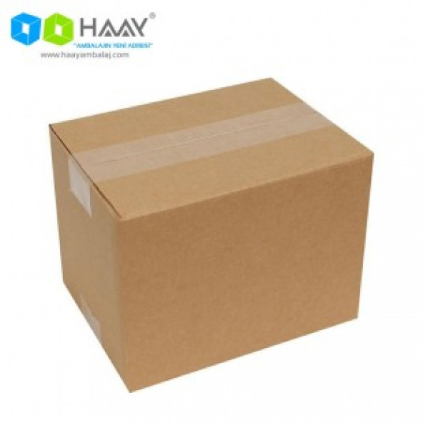 HAAY AMBALAJ 20x15x15cm Tek Oluklu Koli - Kraft ( 50 ADET)