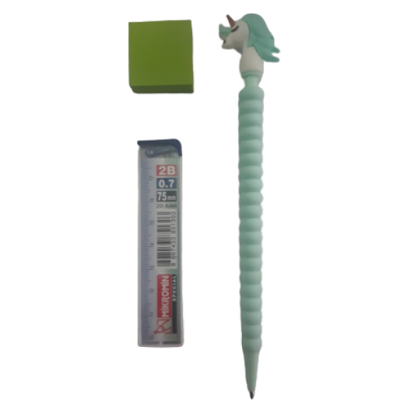 0,7 unicorn başlıklı uçlu kalem seti - 2