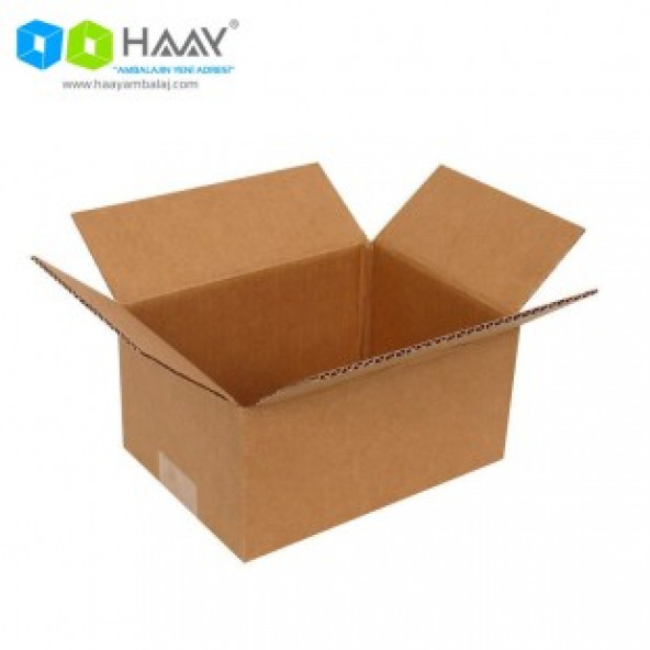 HAAY AMBALAJ 20x15x10cm Tek Oluklu Koli - Kraft ( 50 ADET) - Resim 2