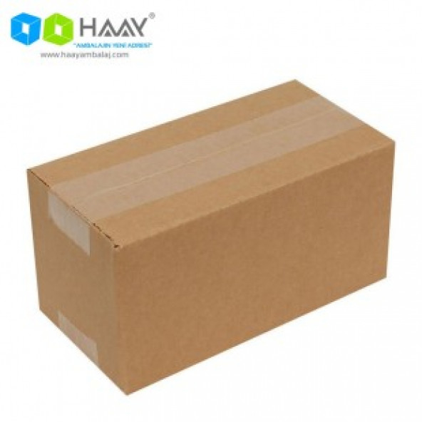 HAAY AMBALAJ 20x12x11cm Tek Oluklu Koli - Kraft ( 50 ADET)