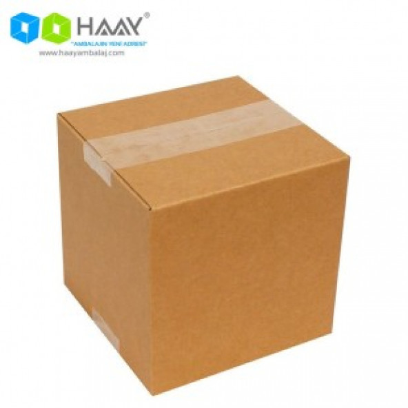 HAAY AMBALAJ 15x15x15cm Tek Oluklu Koli - Kraft ( 50 ADET)