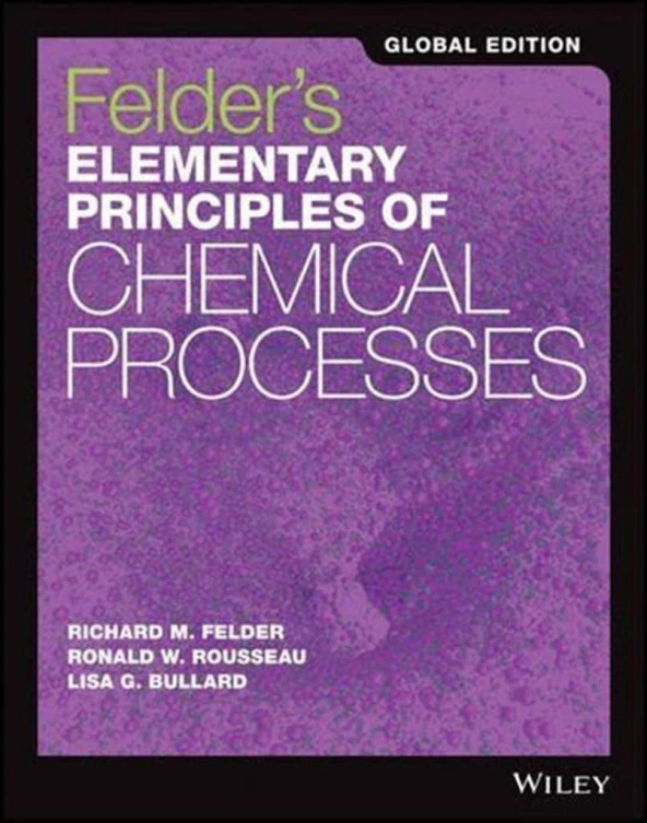 felder's elementary principles of chemical processes 4th