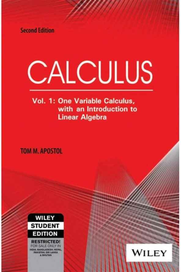 calculus volume 1 2nd (tom apostol)