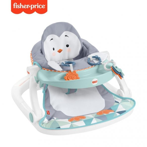 Fisher-Price Tepsili Ana Kucağı - Penguen Adası HBF27,Mama Tepsisi Hayvan Temalı Taşınabilir Ana Kucağı - 2