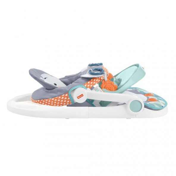 Fisher-Price Tepsili Ana Kucağı - Penguen Adası HBF27,Mama Tepsisi Hayvan Temalı Taşınabilir Ana Kucağı - 6