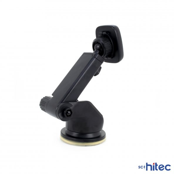 ScHitec Mıknatıslı 360° Araç İçi Mıknatıslı Telefon Tutucu Siyah - 3