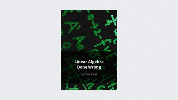 linear algebra done wrong (treil) ürün görseli
