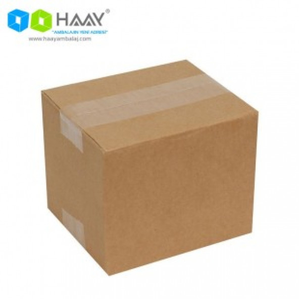 HAAY AMBALAJ 15x13x12cm Tek Oluklu Koli - Kraft ( 100 ADET)