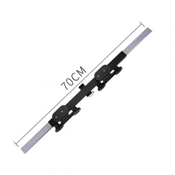 Oto Katlanır Akordiyon Güneşlik Ön Arka Cam Gölgelik Metalize Trapez Sürgülü Yeni Nesil Güneş Koruyucu Oto Araba Suv Tır 70 cm x 150 cm - 10