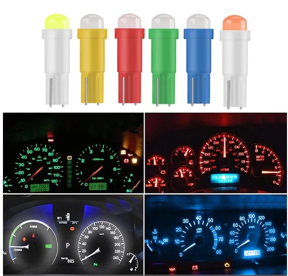 T5 Tip Gösterge ve Panel Aydınlatma Led Ampul Mavi 5 Adet - 2