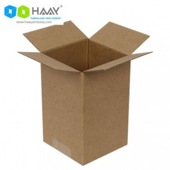 HAAY AMBALAJ 10x10x15cm Tek Oluklu Koli - Kraft ( 50 ADET) ürün görseli 1