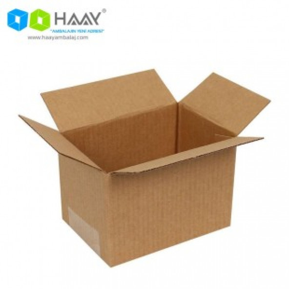 HAAY AMBALAJ 10x7x7cm Tek Oluklu Koli - Kraft ( 30 ADET) - 3