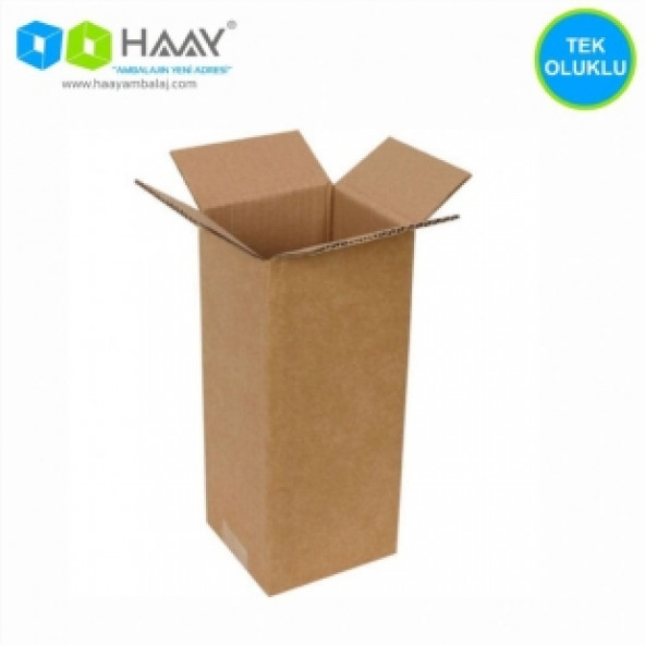 HAAY AMBALAJ 9x9x29cm Tek Oluklu Koli - Kraft ( 50 ADET )