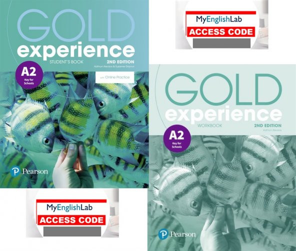 Gold Experience A2 Students' Book + Workbook with Myenglishlab  (Online Access Code lu)
