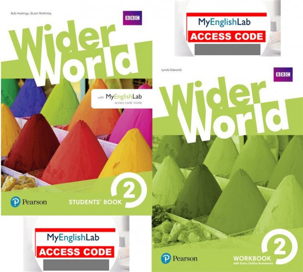 Wider World 2 Students' Book + Workbook with Myenglishlab  (Online Access Code lu)