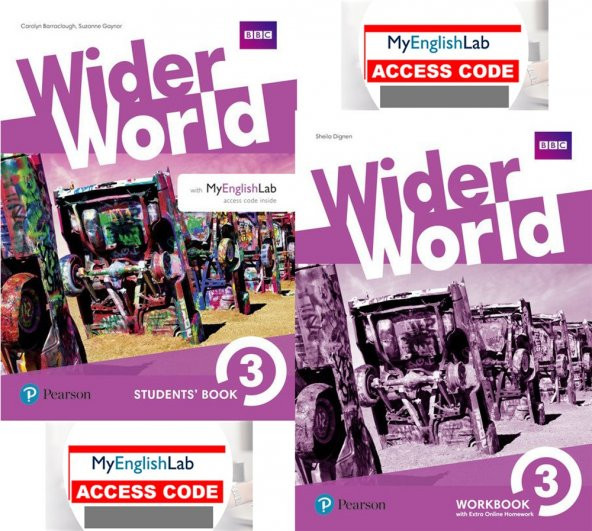 Wider World 3 Students' Book + Workbook with Myenglishlab  (Online Access Code lu)