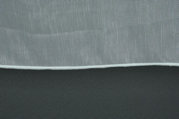 TTM DESEN KIRIK BEYAZ RENK TEK KANAT Hazır dikilmiş Pileli Fon Perde 300*260 cm - Resim 3