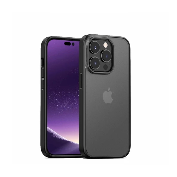 Smcase Apple iPhone 14 Pro Max Kılıf İmpact Alpin Köşe Korumalı