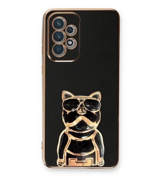 Smcase Samsung Galaxy A72 Kılıf Standlı Kamera Korumalı Bulldog Silikon