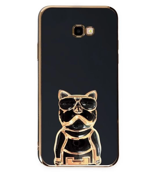 Smcase Samsung Galaxy J7 Prime Kılıf Standlı Kamera Korumalı Bulldog Silikon