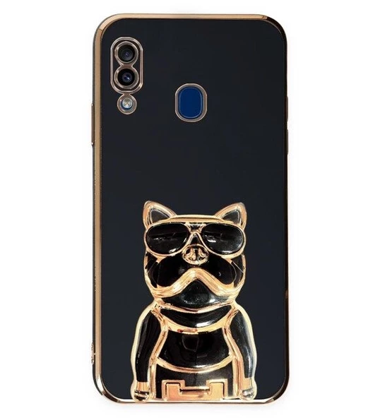 Smcase Samsung Galaxy A20 Kılıf Standlı Kamera Korumalı Bulldog Silikon ürün görseli
