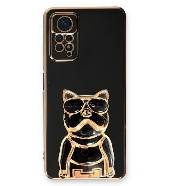 Smcase Xiaomi Redmi Note 11 Pro 5G Kılıf Standlı Kamera Korumalı Bulldog Silikon