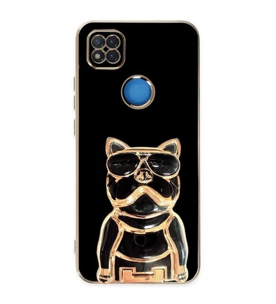 Smcase Xiaomi Redmi 9c Kılıf Standlı Kamera Korumalı Bulldog Silikon